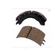 Trailer axle brake shoe assembly